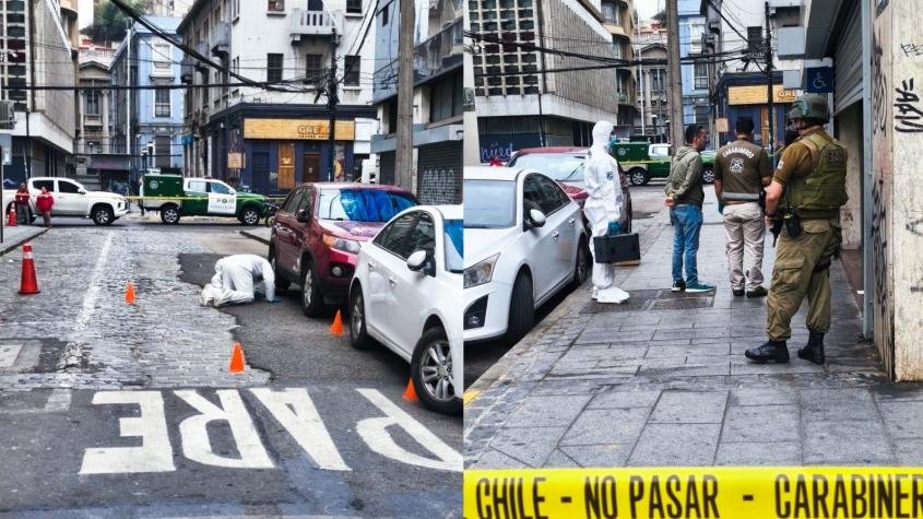 Violento asalto en banco de Valparaíso: Delincuentes huyen con $150 millones y disparan en su escape