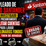 Empleado de Banco Santander es investigado por presuntamente facilitar cuentas para lavar millonarios fondos del Tren de Aragua