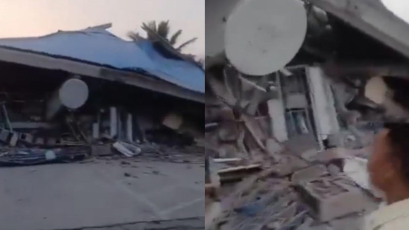 fuerte sismo en Indonesia