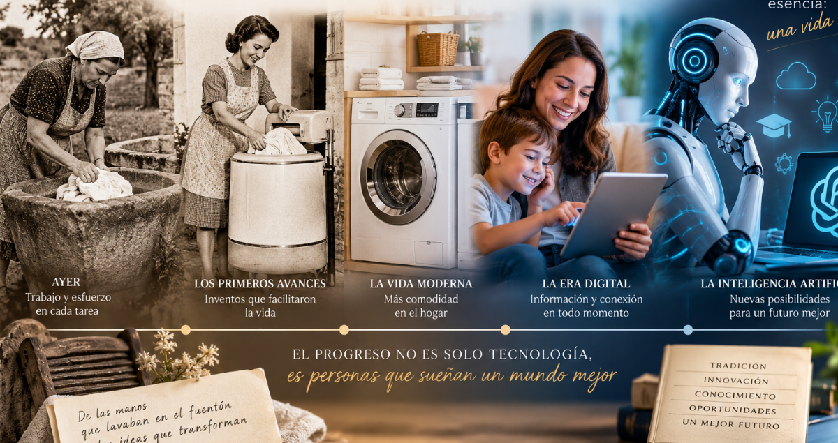 Del fuentón a la inteligencia artificial: una vida transformada.