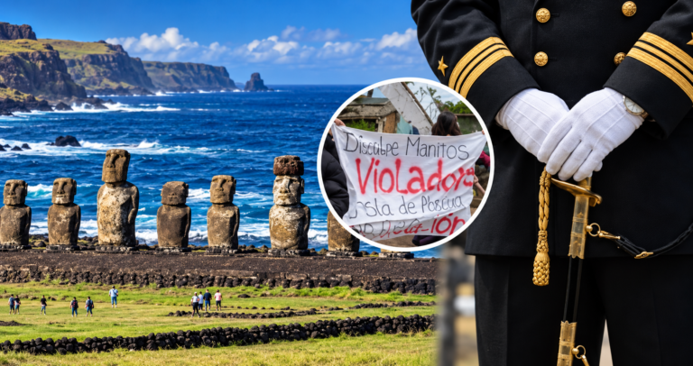 Rapa Nui: denuncian violación grupal en base naval y falta de auxilio