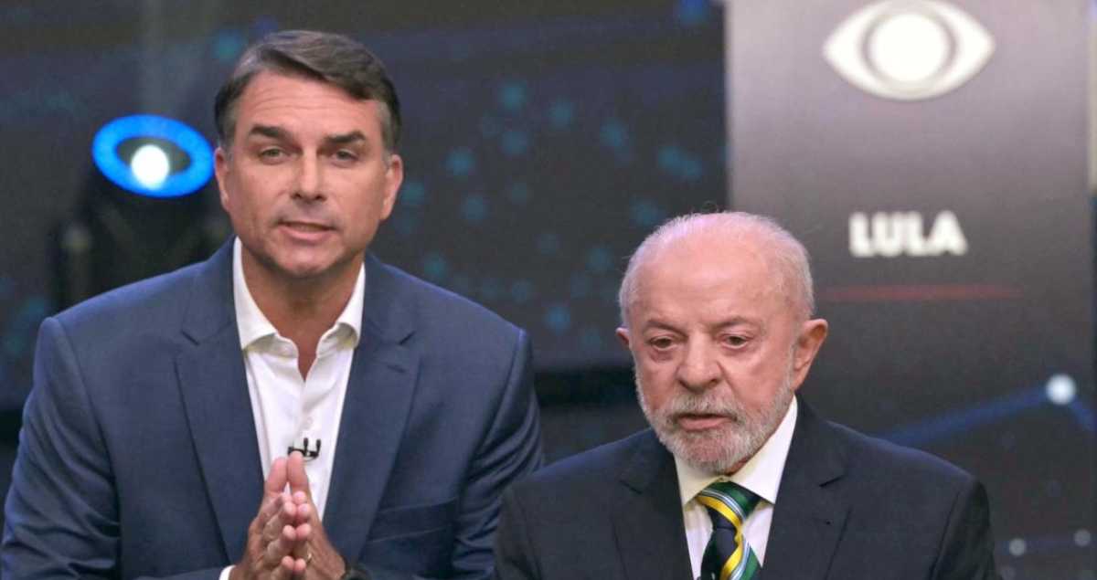"Payaso", "corrupto": Lula y Flávio Bolsonaro se insultan en el primer debate electoral en Brasil