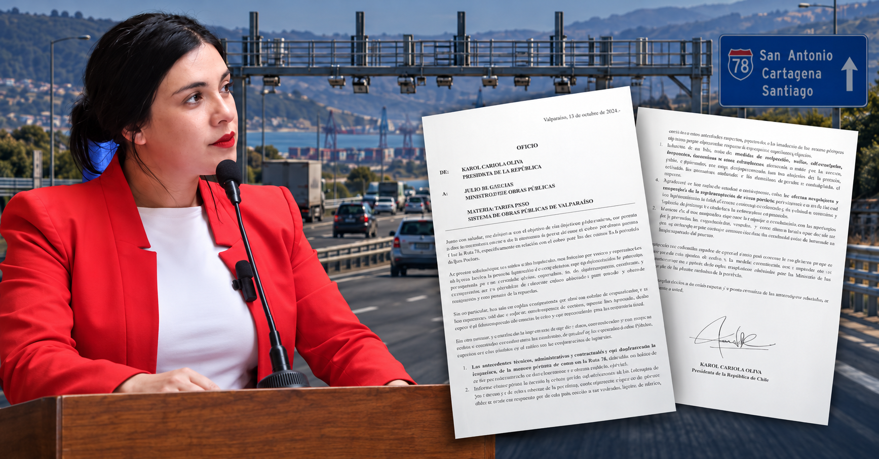 Vecinos denuncian riesgo de nuevos cobros TAG en San Antonio y senadora Cariola pide explicaciones