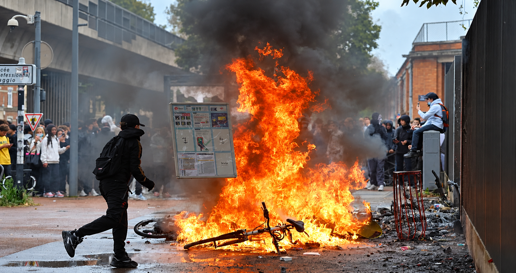 Las protestas juveniles en Francia